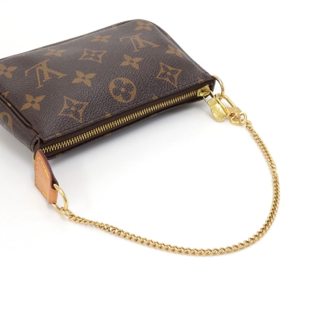 Louis Vuitto Mini Pochette Accessoires Monogram Canvas Evening Bag