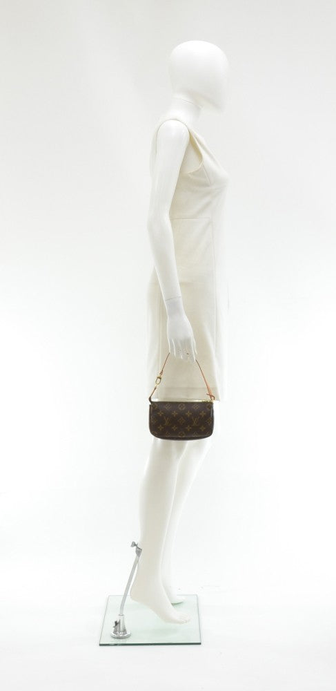 Louis Vuitto Mini Pochette Accessoires Monogram Canvas Evening Bag