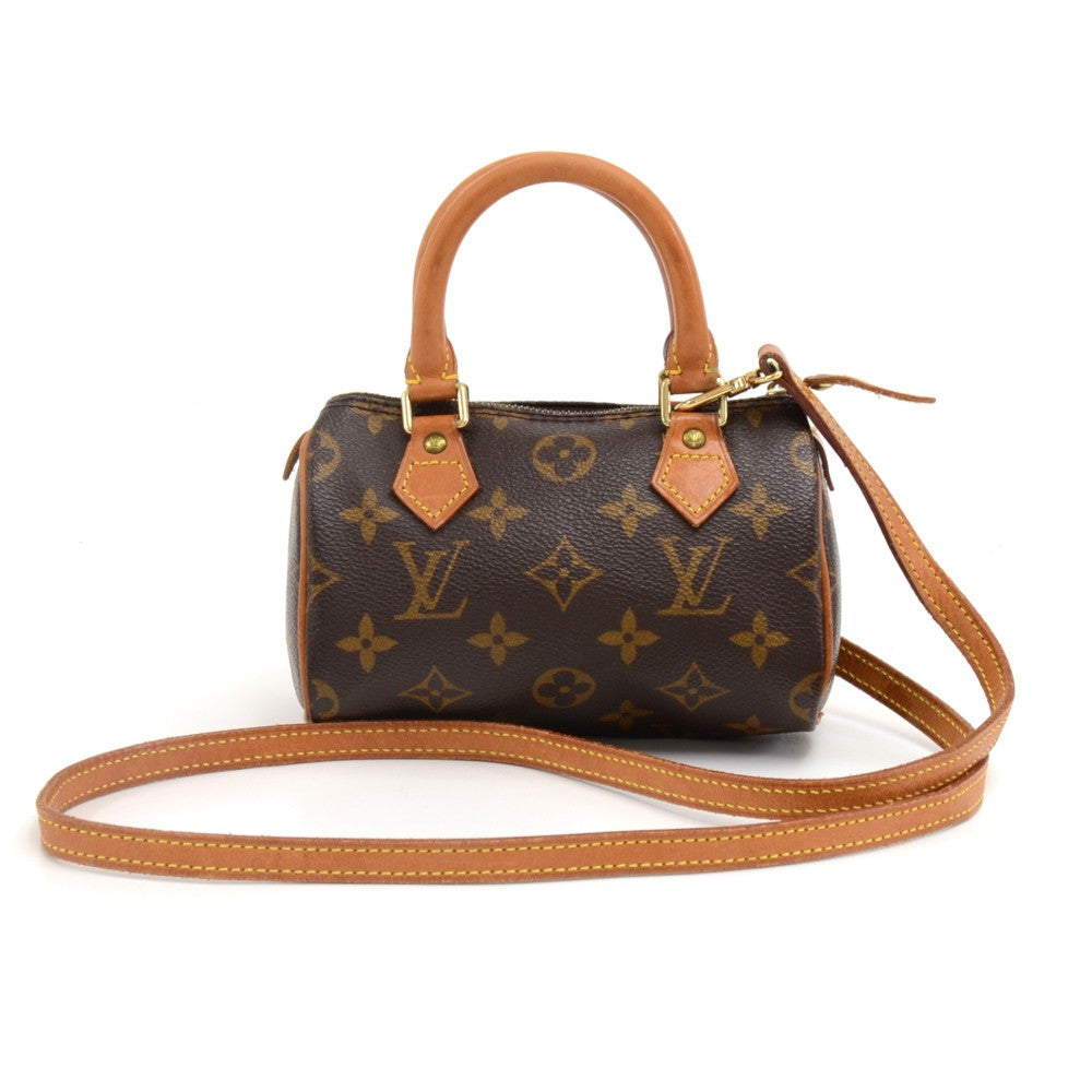 Louis Vuitto Mini Speedy Sac HL Monogram Canvas Handbag with Strap