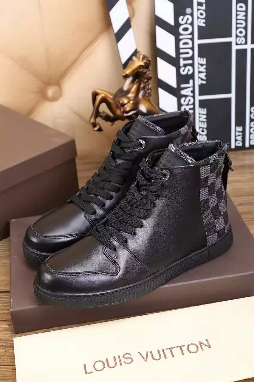 GLM - LUV HIgh Top Black Sneaker