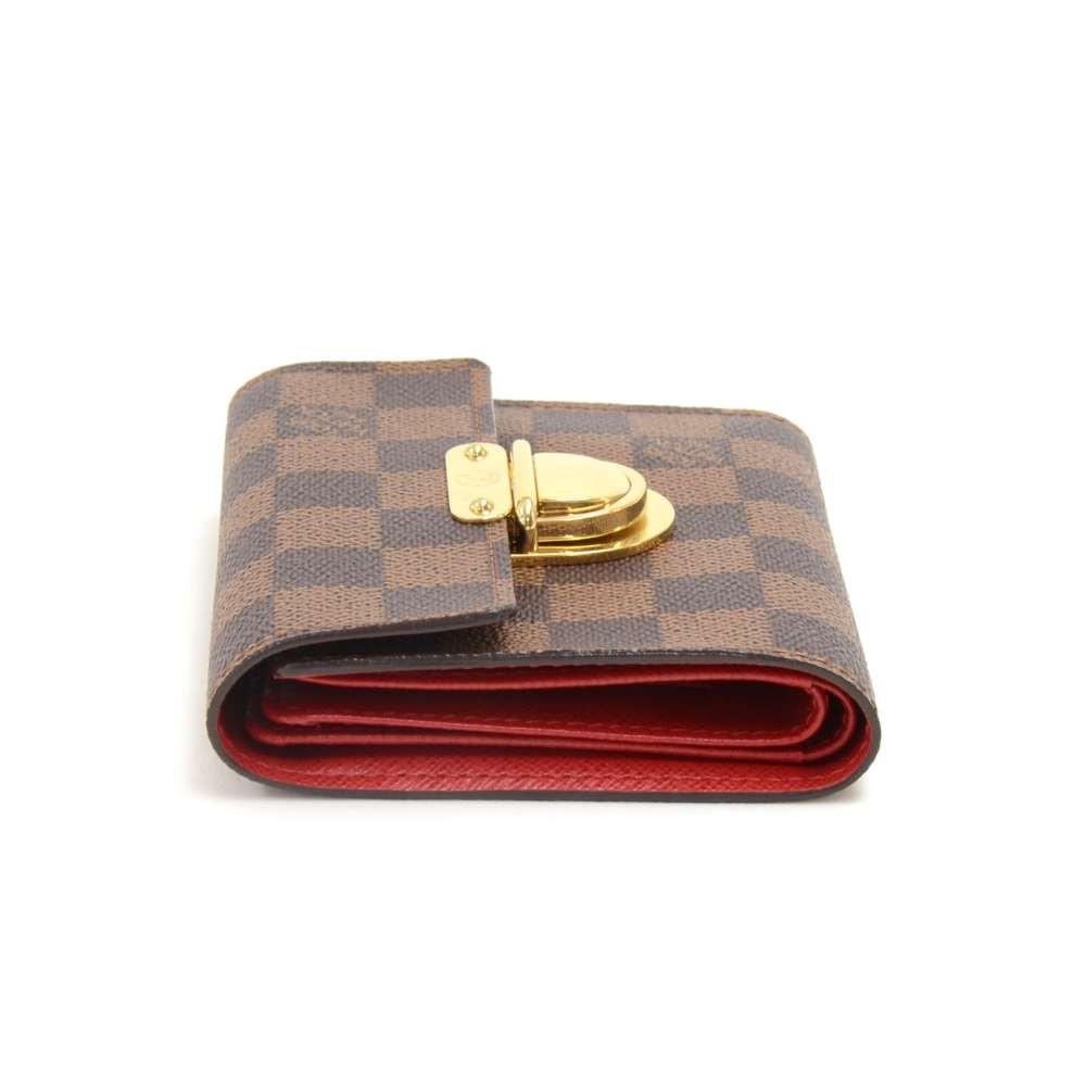 Louis Vuitto Portefeuille Koala Damier EbÃ¨ne Canvas Trifold Wallet