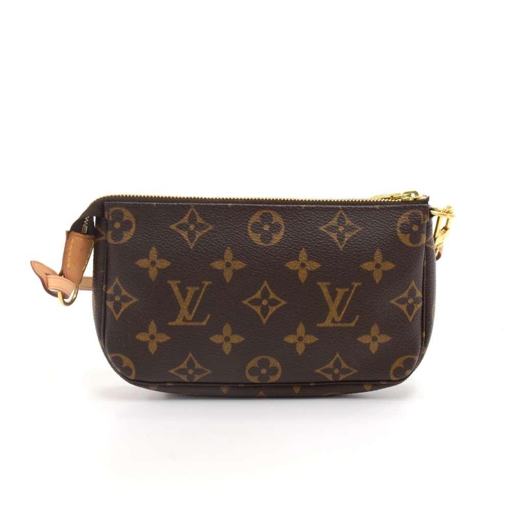Louis Vuitto Mini Pochette Accessoires Monogram Canvas Evening Bag