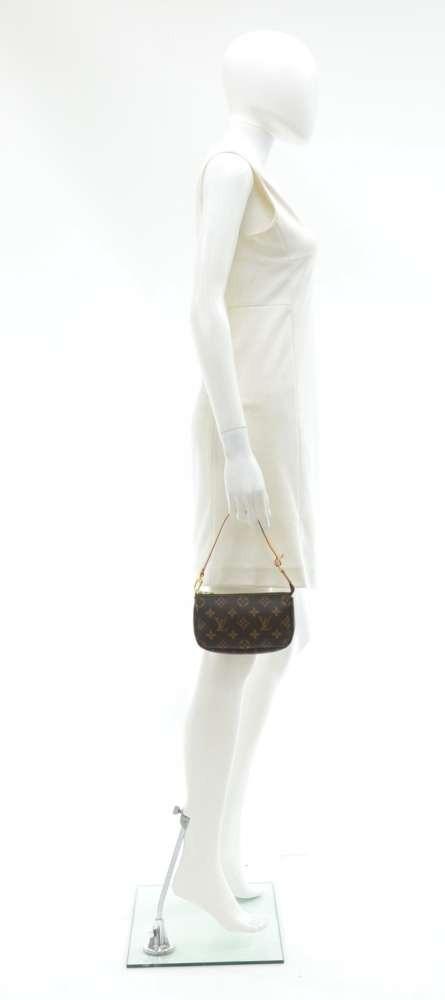 Louis Vuitto Mini Pochette Accessoires Monogram Canvas Evening Bag