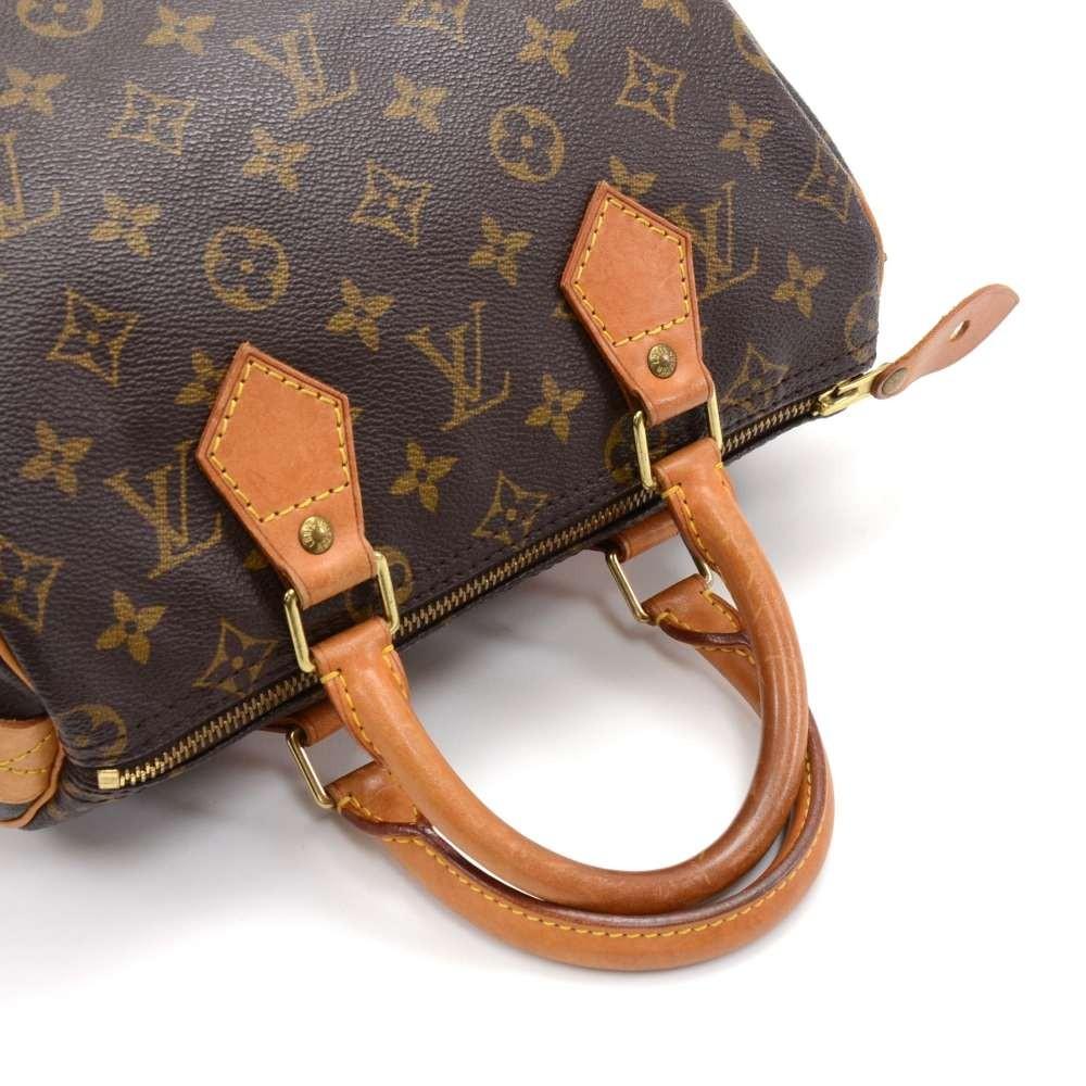 Louis Vuitto Speedy 25 Monogram Canvas City Handbag