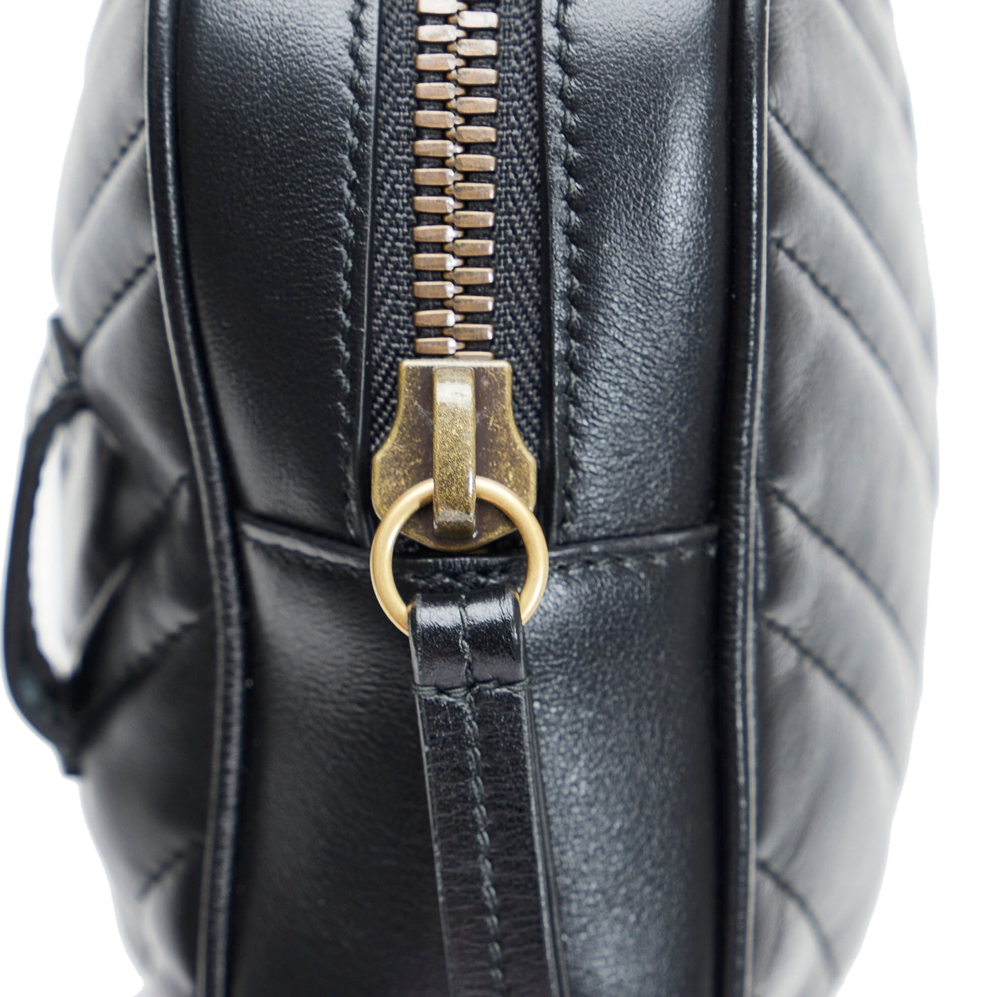 Gucci GG Marmont Square Belt Bag Black MatelassÃƒÆ’Ã‚Â©