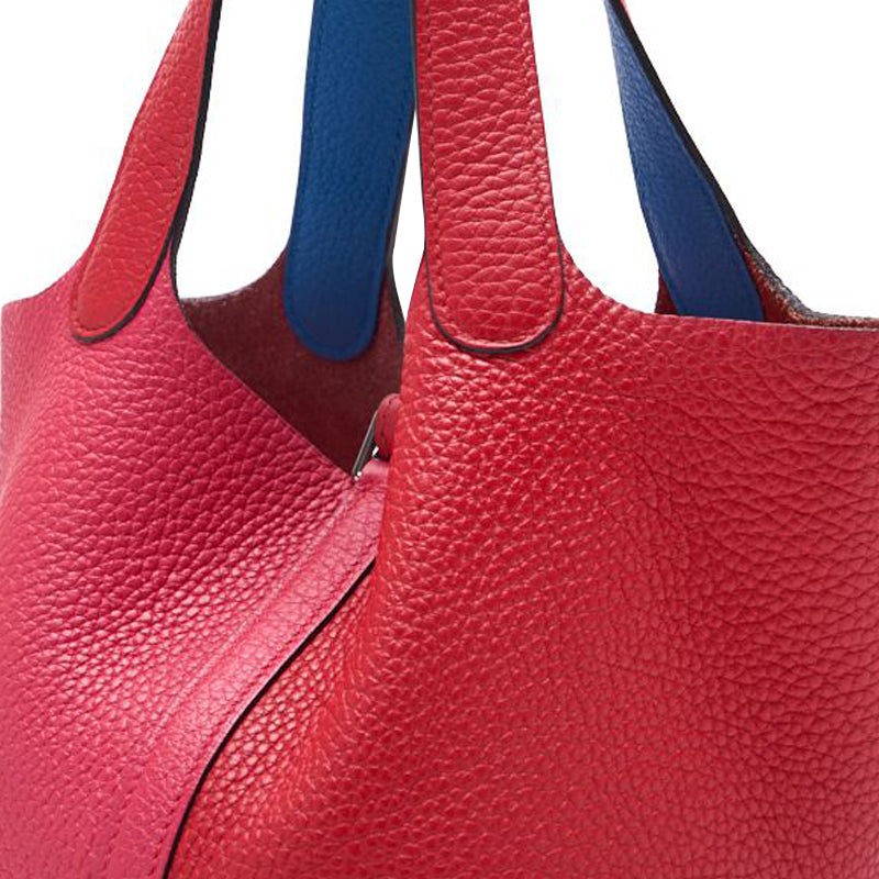 HERMES ERMES Picotin Lock PM Violet Handbag al Clemence Brunel  Rouge (Silver G) Handbag  Handbag Lady Handbags ÃƒÂ£Ã¢â€šÂ¬Ã‚Â DeliveryÃƒÂ£Ã¢â€šÂ¬Ã¢â‚¬Ëœ Vintage s Online