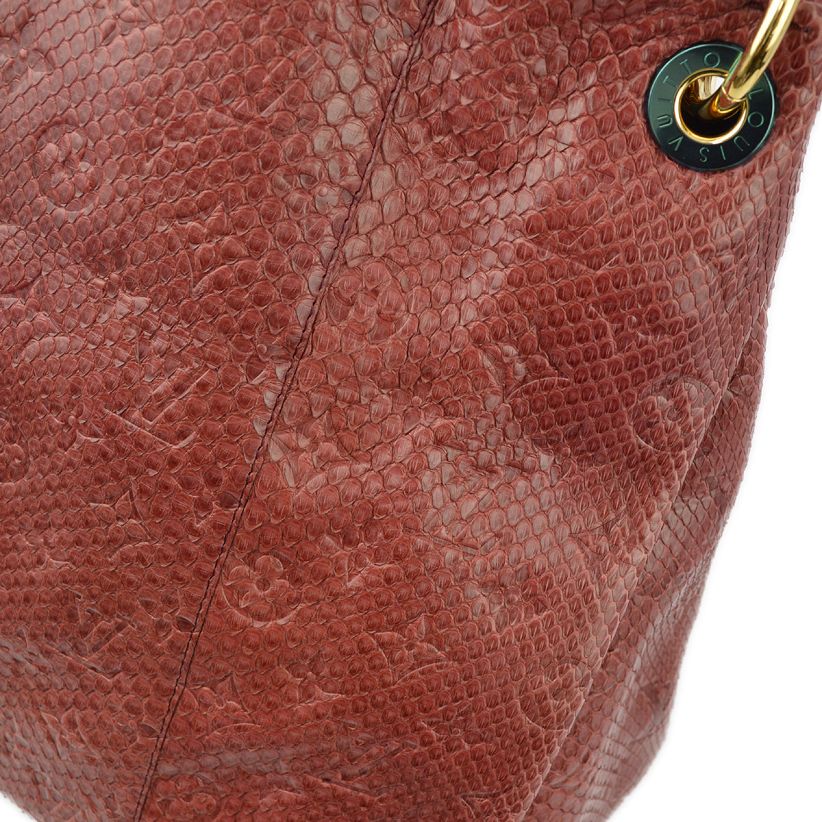 Louis Vuitton * Red Monogram Exotic Artsy MM Handbag ï¼­93451