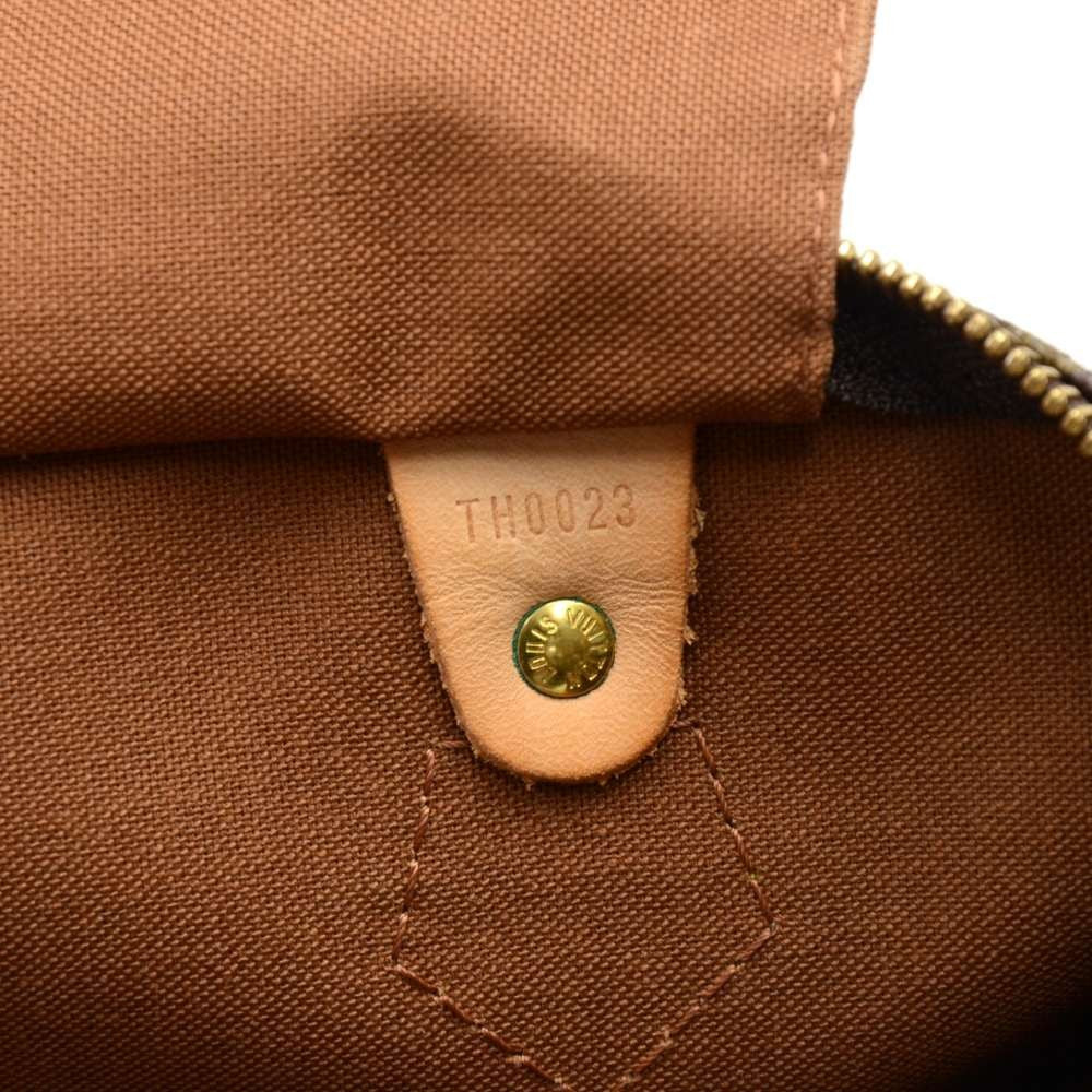 Louis Vuitto Speedy 30 Monogram Canvas City Handbag