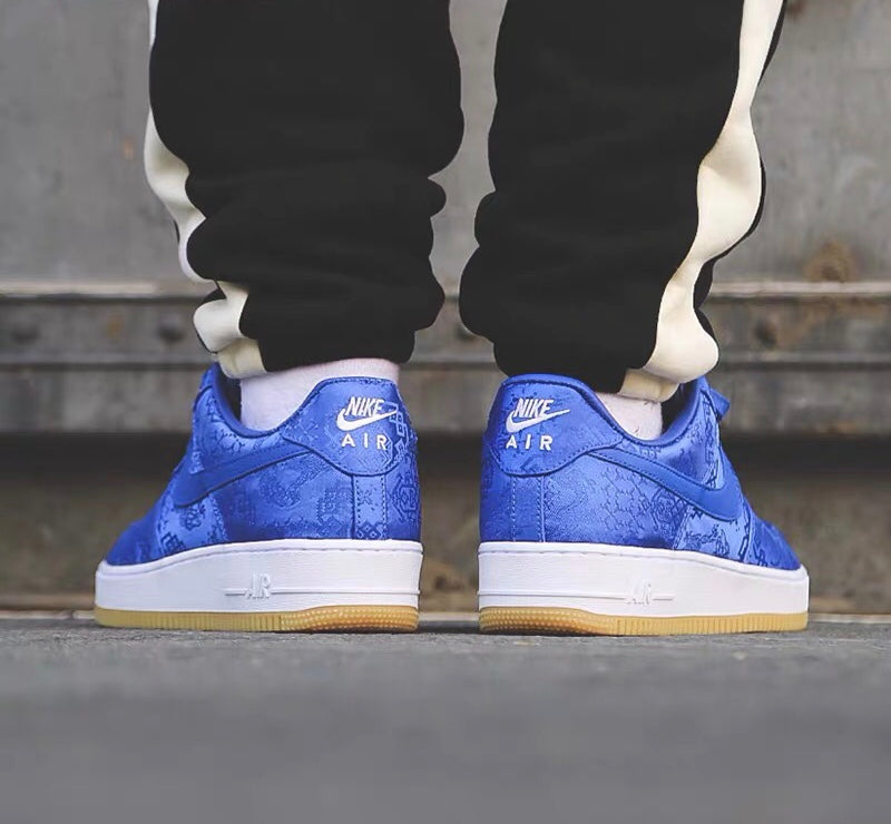 GLM - CLOT blue silk