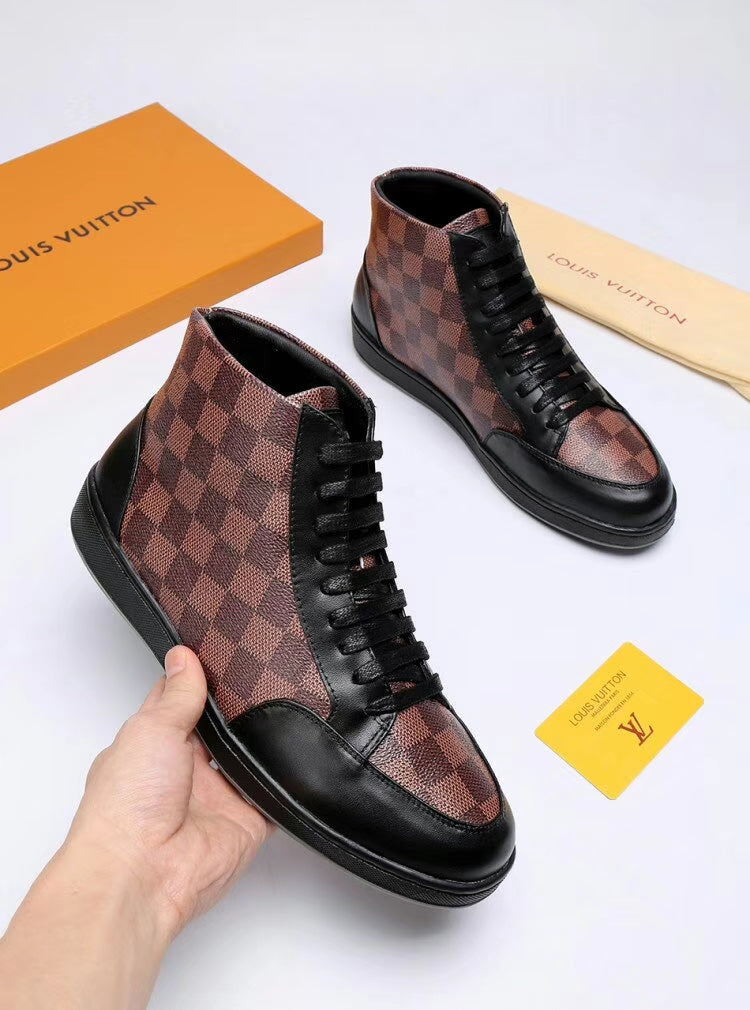 GLM - LUV HIgh Top Brown Sneaker
