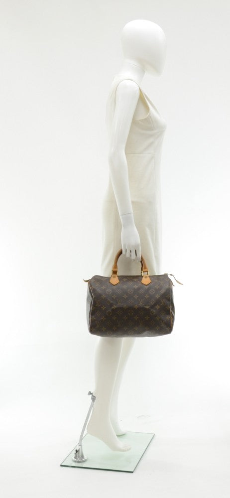 Louis Vuitto Speedy 30 Monogram Canvas Handbag