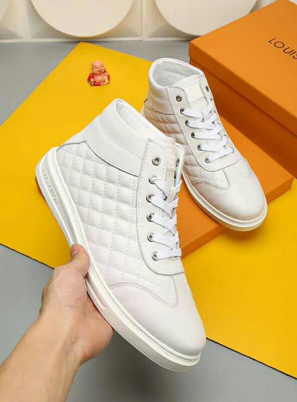 GLM - LUV HIgh Top Metal White Sneaker