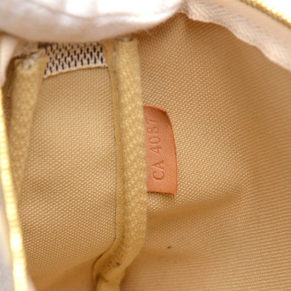 Louis Vuitto Pochette Accessoires Damier Azur Canvas Bag