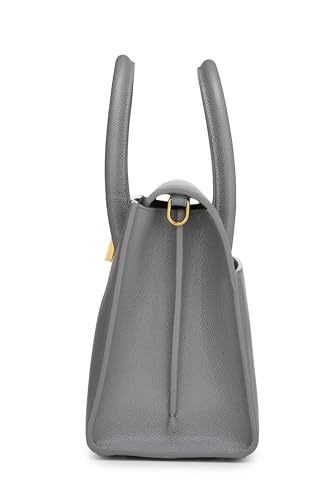 Dior,  Grey Grained Calfskin St HonorÃƒÆ’Ã‚Â© Tote Medium, Blue