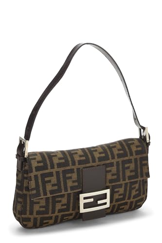 Fendi,  Brown Zucca Canvas Baguette, Brown