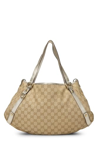 Gucci,  Gold Original GG Canvas Abbey Tote, Gold