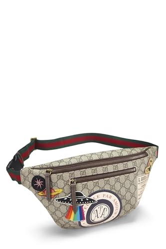 Gucci,  Brown Original GG Supreme Canvas Courrier Waist Pouch, Brown