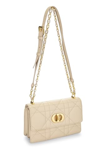 Dior,  Beige Cannage Lambskin Miss Caro Bag Mini, Beige