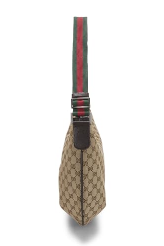 Gucci,  Original GG Canvas Web Round Messenger Large, Brown
