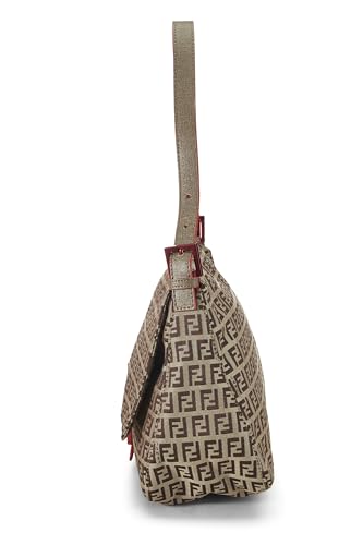Fendi,  Red Zucchino Canvas Mama, Red
