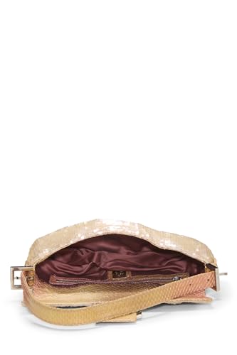 Fendi,  Pink Sequin Baguette, Pink