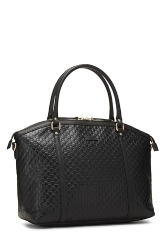 Gucci,  Black Microguccissima Nice Dome Bag Large, Black