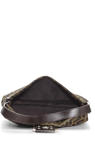 Fendi,  Brown Zucca Canvas Baguette, Brown