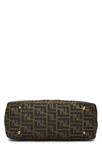 Fendi,  Brown Zucca Canvas Handbag Small, Brown
