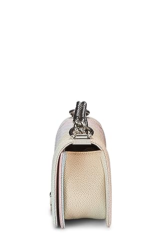 Chanel,  Rainbow Quilted Caviar Boy Bag Small, Pink