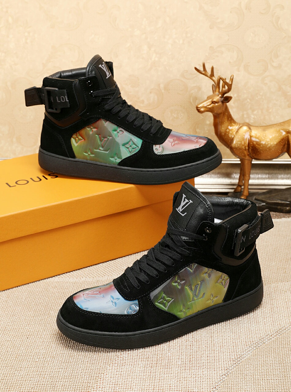 GLM - LUV High Top Black Sneaker