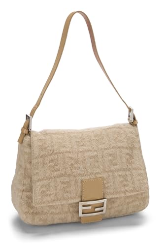 Fendi,  Beige Zucca Wool Mama, Beige