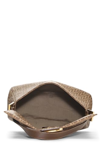 Fendi,  Brown Zucchino Coated Canvas Mama, Brown