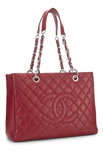 Chanel,  Red Caviar Grand Shopping Tote (GST), Red