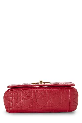 Dior,  Red Cannage Calfskin Dioramour Caro Bag Small, Red