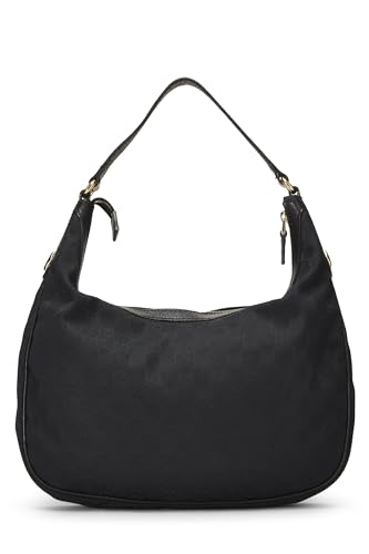 Gucci,  Black GG Canvas Charmy Hobo, Black