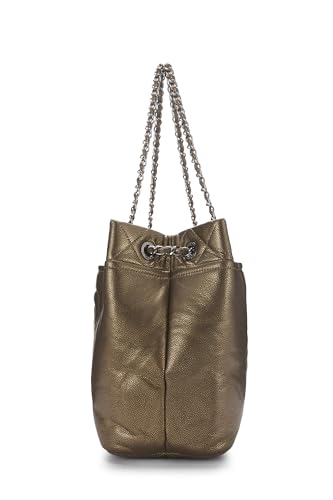Chanel,  Gold Caviar Timeless 'CC' Soft Shopper Large, Gold