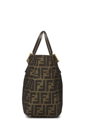Fendi,  Brown Zucca Canvas Handbag Small, Brown