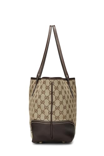 Gucci,  Original GG Canvas Britt Tote, Brown