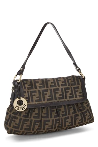 Fendi,  Brown Zucca Canvas Chef Small, Brown