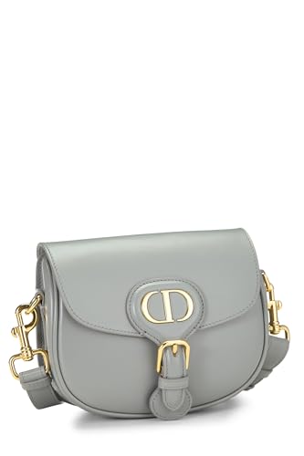 Dior,  Grey Calfskin Bobby Flap Small, Grey