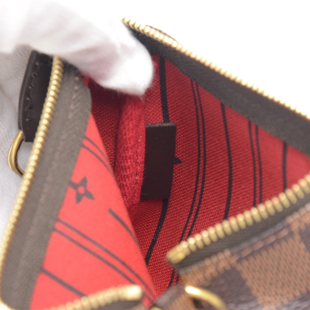 Louis Vuitto Pochette Accessoires Trunks & Bags Damier Canvas Mini Bag