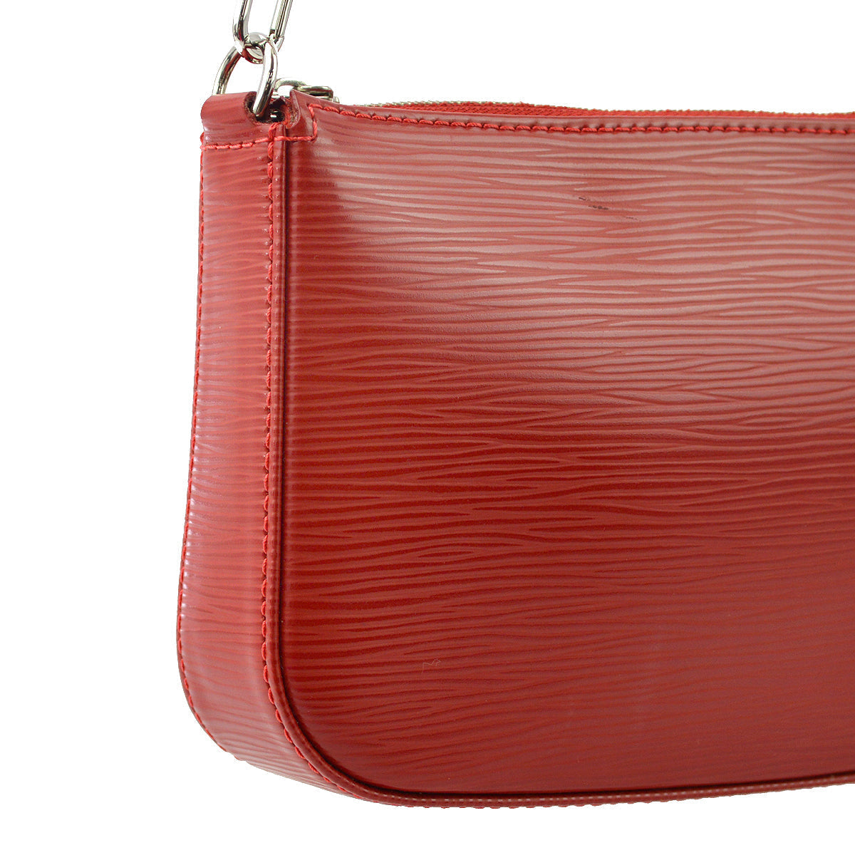 Louis Vuitton Red Epi Pochette Accessoires Handbag M41157