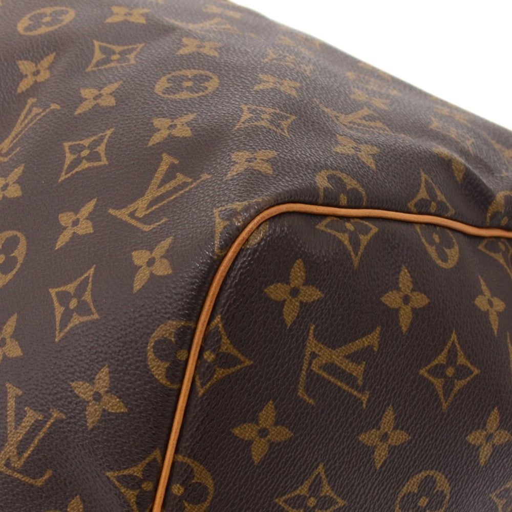 Louis Vuitto Keepall 55 Bandouliere Monogram Canvas Travel Bag with Strap