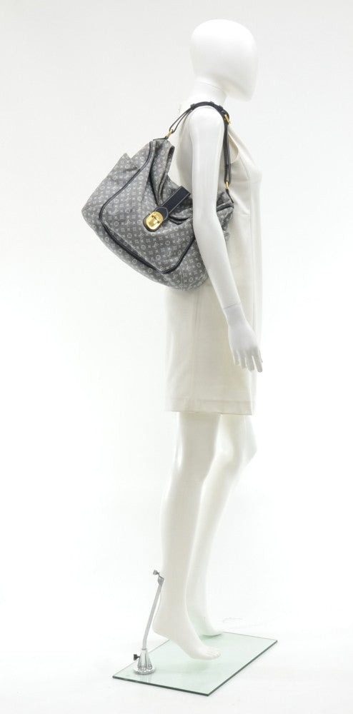 Louis Vuitto Romance Idylle Mini Lin Canvas Hobo Bag