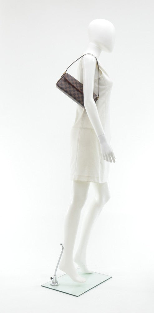 Louis Vuitto Recoleta Damier Ebene Canvas Handbag