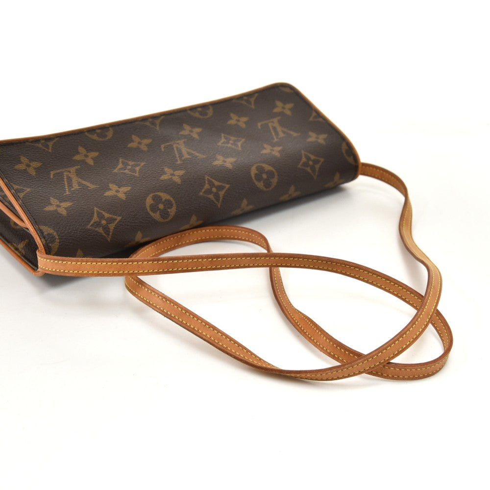 Louis Vuitto Pochette Twin GM Monogram Canvas Shoulder Bag