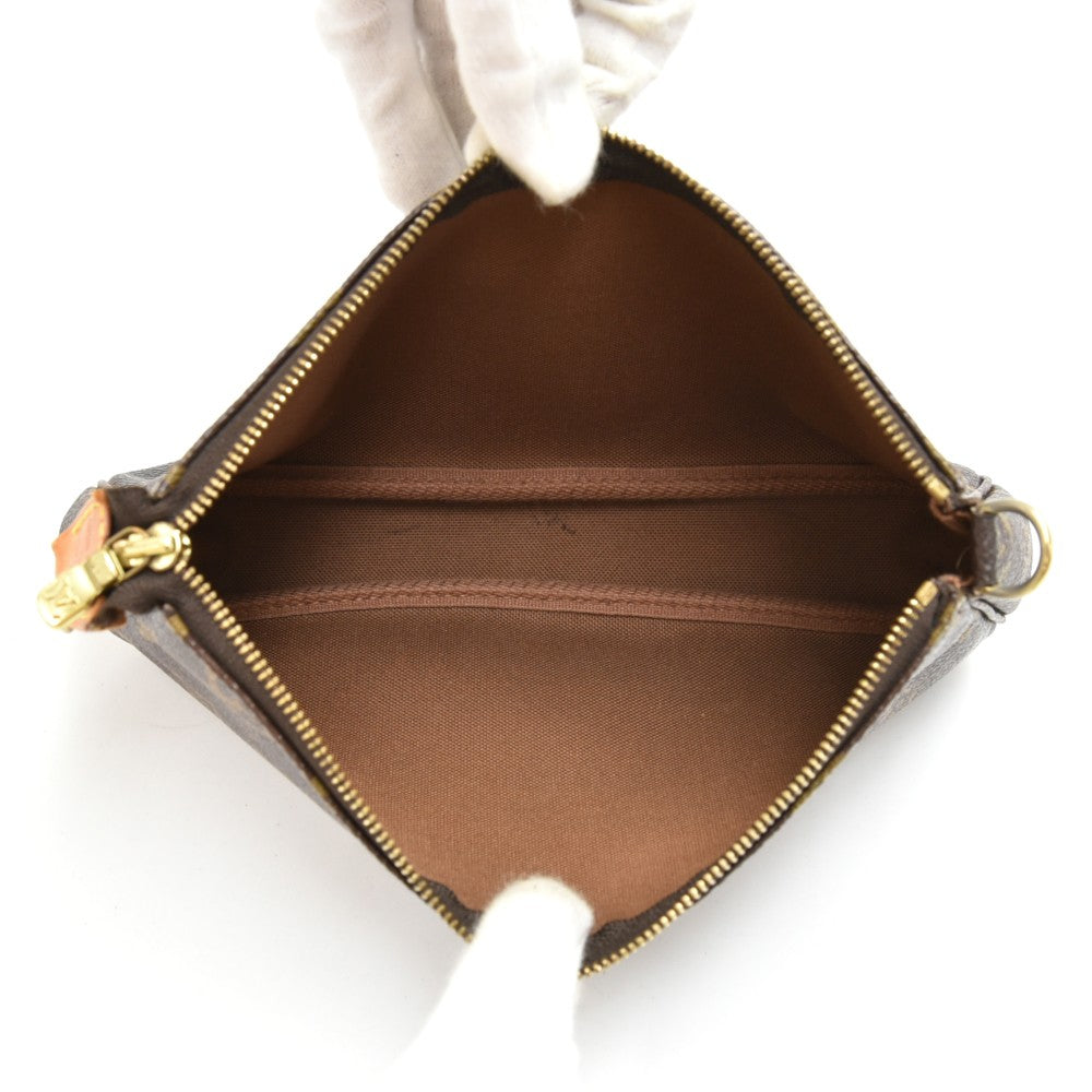 Louis Vuitto Pochette Accessoires Monogram Canvas Bag with Canvas Strap