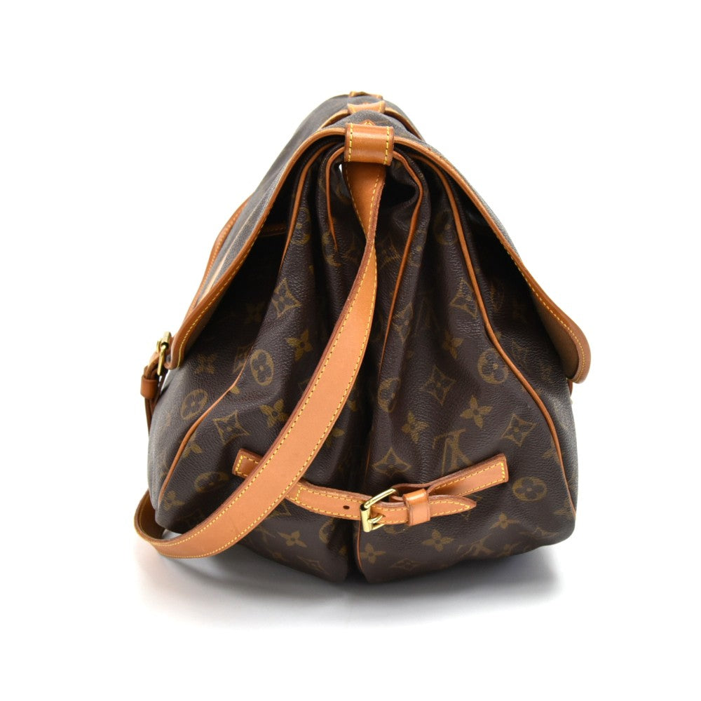 Louis Vuitto Saumur 35 Monogram Canvas Messenger Bag