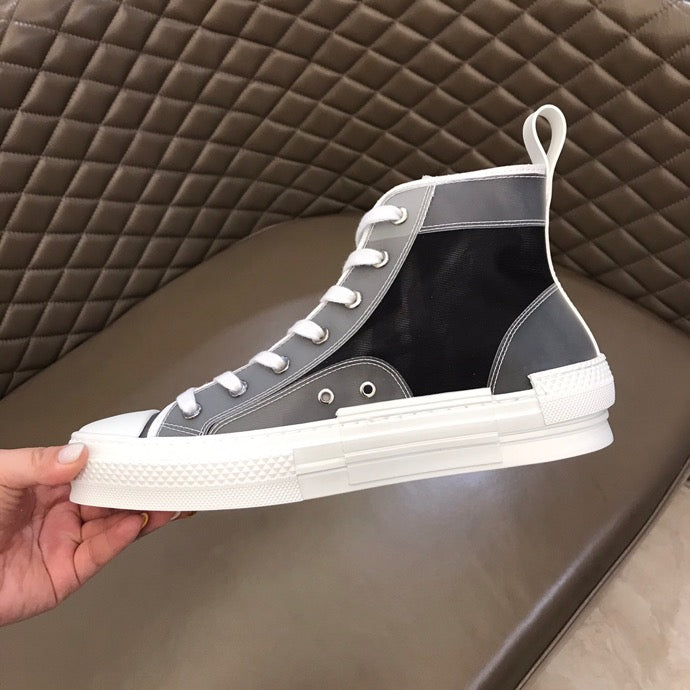 GLM - DIR B23 Black and White HIGH-TOP SNEAKER