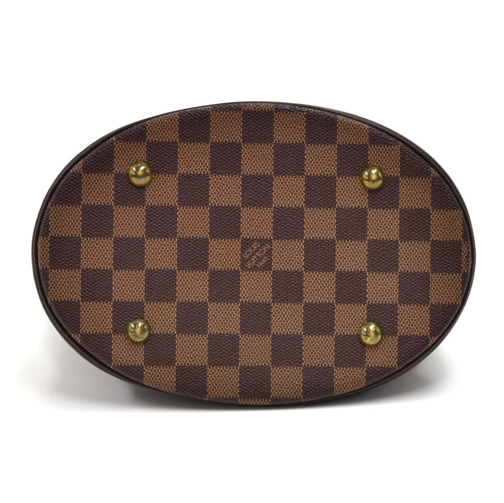 Louis Vuitto Marais Damier Ebene Canvas Bucket Bag